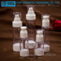 ZB-LI30 30ml attractive and classical white and clear 1oz round 30ml airless packaging bottle